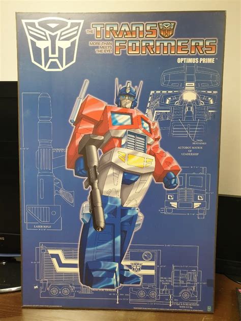 Transformers Optimus Prime Poster With Frame, Hobbies & Toys, Stationery & Craft, Art & Prints ...