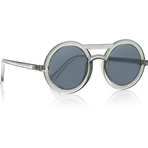 Le Specs Radio Star round-frame acetate sunglasses | Round sunglasses ...
