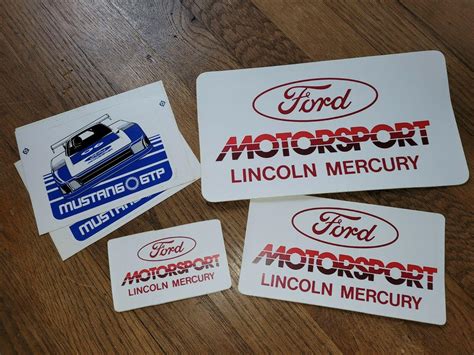 FORD Motorsport - Vintage 70's 80's Racing Sticker bundle | #3777548430