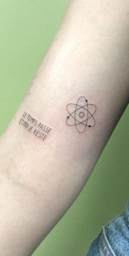 85 Atom Tattoos to Showcase Your Love for Science - Tattoo Me Now