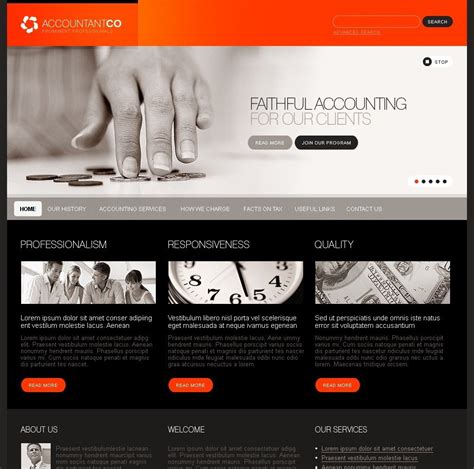 Accounting Website Website Template #23872 - TemplateMonster