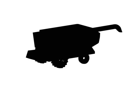 Combine Harvester Silhouette at GetDrawings | Free download