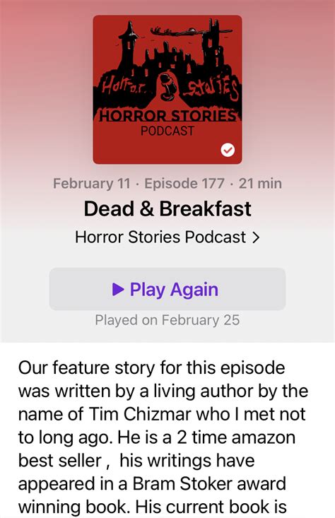 HORROR STORIES PODCAST – First Comics News