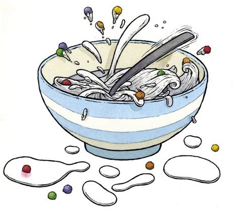 Cereal Bowl Drawing at GetDrawings | Free download