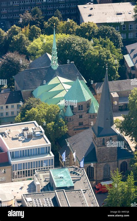 Essen Cathedral Burgplatz, Diocese of Essen, Church, Essen, Ruhr area, North Rhine-Westphalia ...