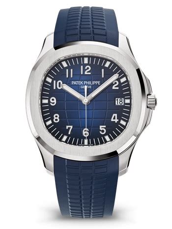 Patek Philippe | Aquanaut Blue Dial & Strap White Gold 5168G-001