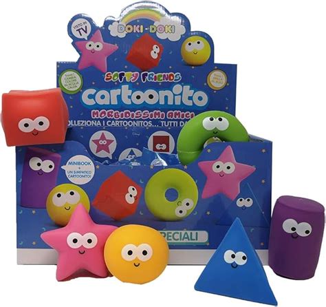 Sbabam Softy Friends Cartoonito Pack of 4 : Amazon.co.uk: Toys & Games