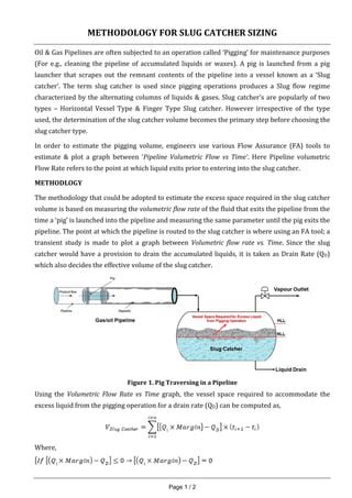 METHODOLOGY FOR SLUG CATCHER SIZING | PDF