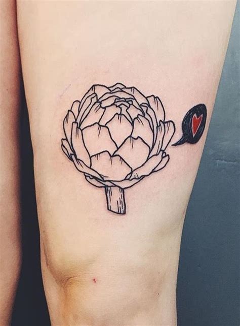 Capitaine Plum artichoke tattoo | Tattoos, Flower tattoo, Geometric tattoo