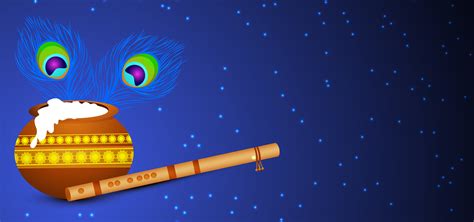 Janmashtami Background HD - Vector Design - Cdr, Ai, EPS, PNG, SVG