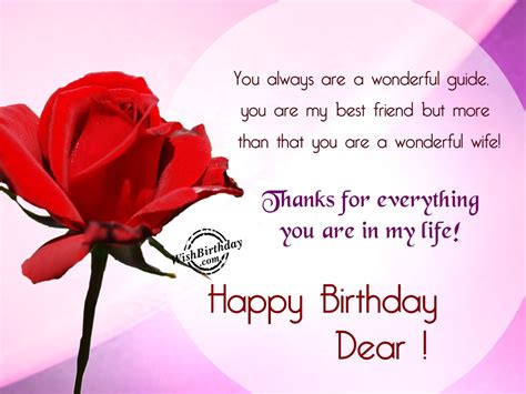 Birthday Wishes For Wife - Birthday Images, Pictures