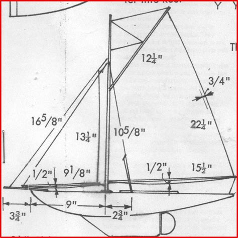 Sail Plan for 'Jenny' a 'Model Boats' free plan #boatbuildingkits | Plywood boat plans, Boat ...