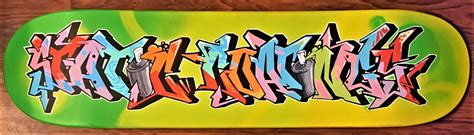 Custom Graffiti Skateboard Deck Personalized Lettering | Etsy