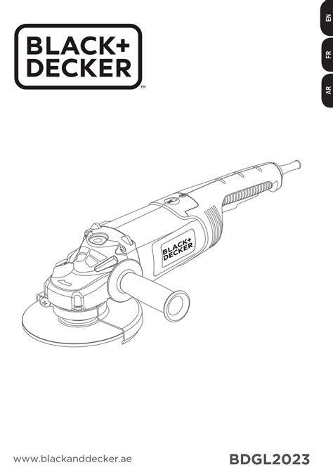 BLACK & DECKER BDGL2023 ORIGINAL INSTRUCTIONS MANUAL Pdf Download | ManualsLib