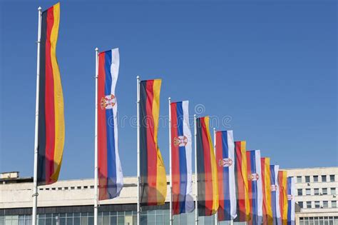 German and Serbian Flags. Government, Politics, Diplomacy, Trade ...