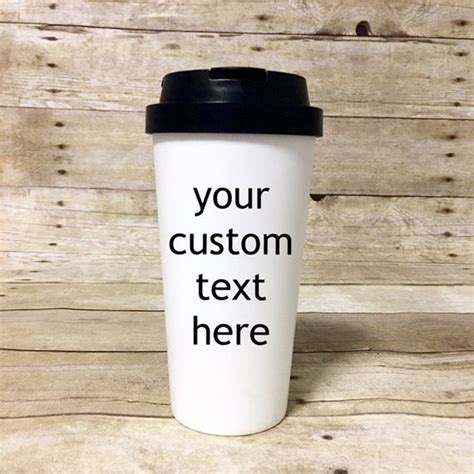 Custom Personalized Travel Coffee Mug