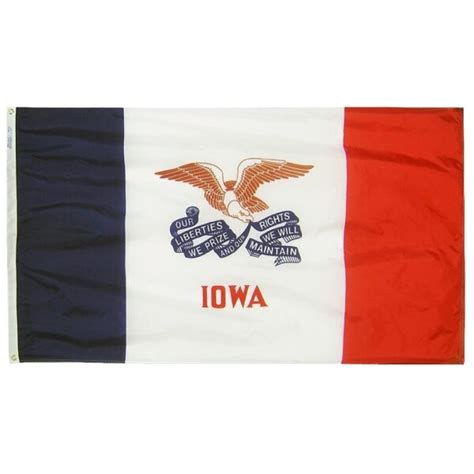 6×10 Foot Nylon Iowa - National Capital Flag