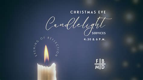 Christmas Eve Candlelight Service 2022 - First Baptist Church of Mount Dora