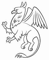 Griffin Flying coloring Page  Free Printable Coloring Pages sketch template
