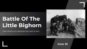 Battle Of The Little Bighorn PPT And Google Slides Themes