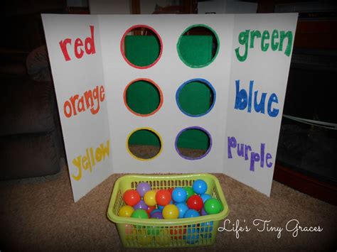 Toddler Tuesday: Color Sorting with Ball Pit Balls | Art activities for ...