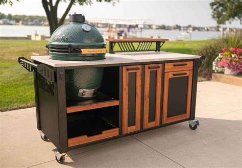 Kamado Grill Table for Big Green Egg or Kamado Joe | Integrity Fabricators