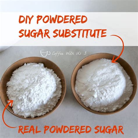 Coffee With Us 3 | DIY Powdered Sugar SubstituteDIY Powdered Sugar Substitute | Coffee With Us 3