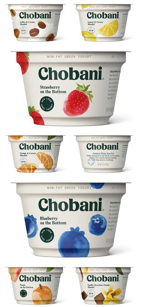 Brand New: New Logo, Identity, and Packaging for Chobani done In-house