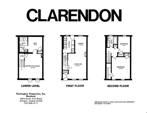 Fairlington Floor Plans | Fairlington Historical Society