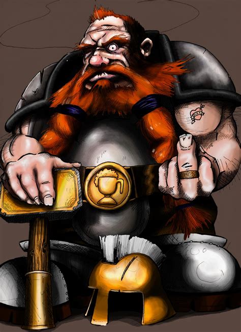 Thorin Battlehammer King Dwarf by Zappan on DeviantArt