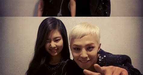 G-Dragon poses with Jennie Kim, warm smiles behind dark outfits - Daily ...