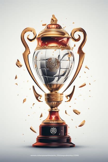 Premium AI Image | champions league trophies