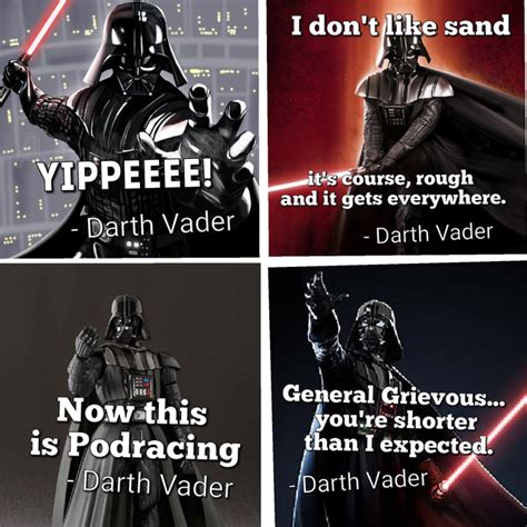 Attributing Anakin Skywalker quotes to Darth Vader is pretty fun : r ...