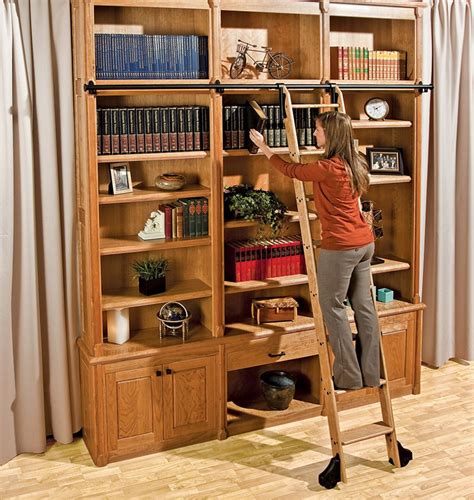 library ladder | Bibliotheksleiter, Hausbibliothek, Bücherschrank