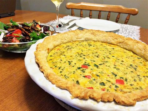 Crab Quiche - The Gourmet Housewife