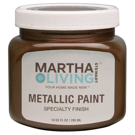 Martha Stewart Living 10-oz. Cast Bronze Metallic Paint-259287 - The ...