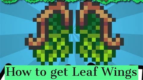 How to Get Leaf Wings in Terraria With Subtitles - YouTube