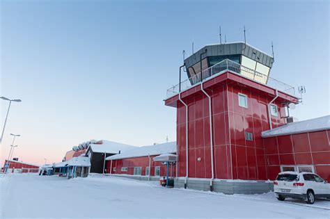 Kiruna Airport Terminal Building Sweden Stock Photo - Download Image ...