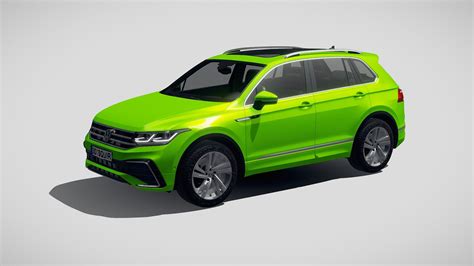 Volkswagen Tiguan R-Line 2021 - Buy Royalty Free 3D model by SQUIR3D [735eb4b] - Sketchfab Store