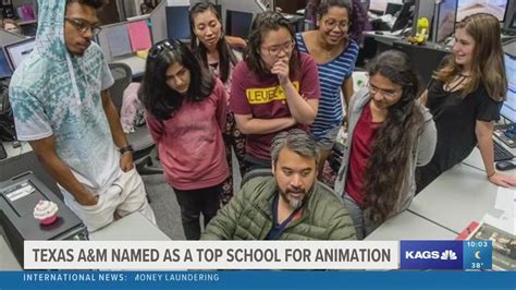 Texas A&M recently named a top school nationally for animation | kagstv.com