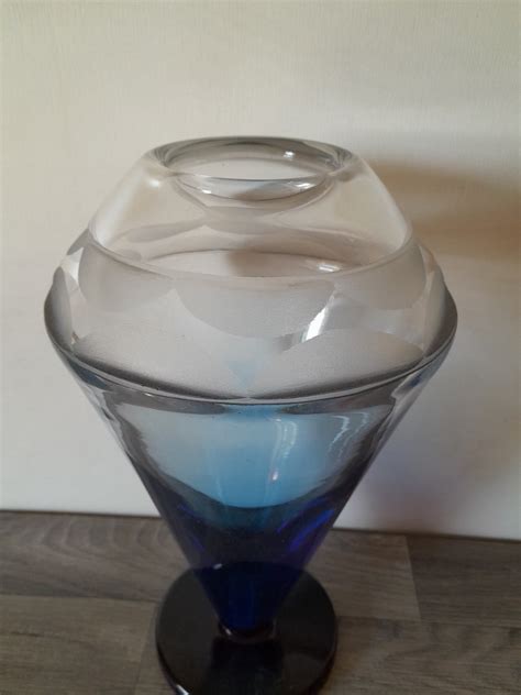 Proantic: Schneider Art Deco Glass Vase
