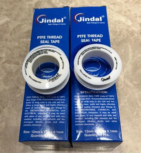 Jindal Ptfe Teflon Tape at Rs 9.25/piece | Teflon Tapes in New Delhi | ID: 2852839913748