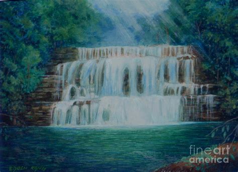 Maliau Basin Waterfall Sabah Borneo Painting by Edoen K - Fine Art America