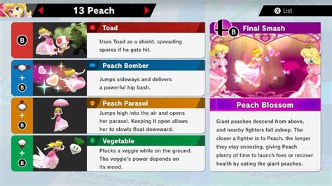 Peach - Super Smash Bros. Ultimate Walkthrough - Neoseeker