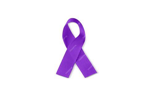 Premium Photo | Purple awareness ribbon alzheimers dementia awareness concept