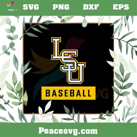 LSU Tigers Baseball Logo SVG For Cricut Sublimation Files - PeaceSVG