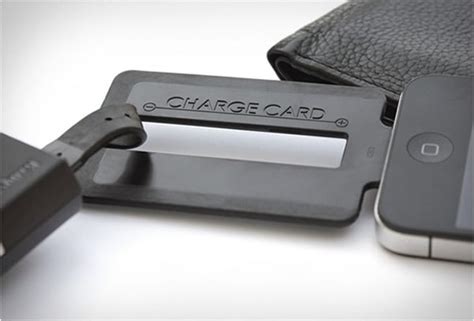 ChargeCard: Smartphone USB Cable That Slips In Your Wallet Like A Card | Bit Rebels