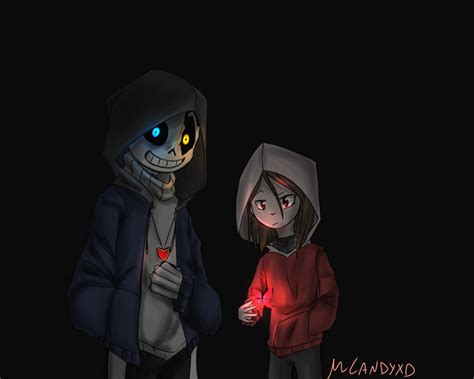 Sans And Aliza-axetale by McandyXD on DeviantArt