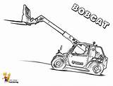 Bobcat Truck Coloring Pages sketch template
