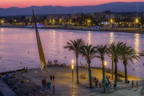 Salou Beach @ Sunset, Spain by touchingportraits | ePHOTOzine